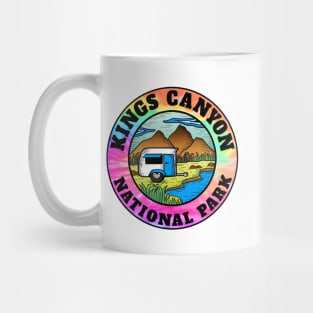 Kings Canyon National Park California Camper Camping Camp Trailer Mug